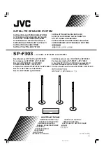 JVC SP-F303 Instructions Manual предпросмотр