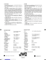 Preview for 6 page of JVC SP-MXKA6 Instructions Manual