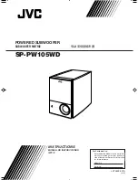 Предварительный просмотр 1 страницы JVC SP-PW105WD Instructions Manual