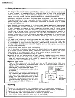 Preview for 2 page of JVC SP-PW3000 Service Manual