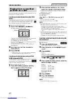 Preview for 30 page of JVC SP-PWC3 Instructions Manual