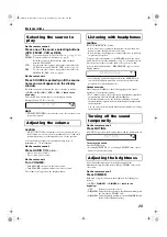 Preview for 23 page of JVC sp-pwm45 Instructions Manual