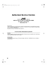 Preview for 66 page of JVC sp-pwm45 Instructions Manual