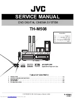 JVC SP-PWM508 Service Manual preview