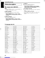 Preview for 50 page of JVC SP-PWM65 Instructions Manual