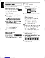 Preview for 60 page of JVC SP-PWM65 Instructions Manual