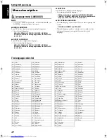 Preview for 192 page of JVC SP-PWM65 Instructions Manual