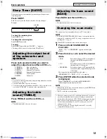 Preview for 21 page of JVC SP-PWS55 Instructions Manual