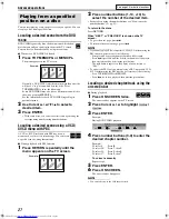 Preview for 30 page of JVC SP-PWS55 Instructions Manual