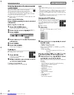 Preview for 34 page of JVC SP-PWS55 Instructions Manual