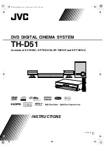 JVC SP-THD51C Instructions Manual preview