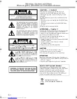 Preview for 2 page of JVC SP-THD5C Instructions Manual