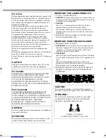 Preview for 3 page of JVC SP-THD5C Instructions Manual