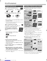 Preview for 20 page of JVC SP-THD5C Instructions Manual