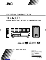 Предварительный просмотр 1 страницы JVC SP-WA30 Instructions Manual