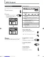 Предварительный просмотр 45 страницы JVC SP-WA30 Instructions Manual