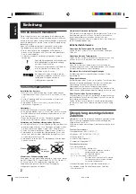 Предварительный просмотр 6 страницы JVC SP-WA75 Instructions Manual