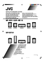 JVC SP-XE11 Series Instructions Manual предпросмотр