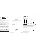 Предварительный просмотр 1 страницы JVC SP-XF30F Instructions