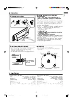 Предварительный просмотр 5 страницы JVC SP-XF71 Instructions Manual