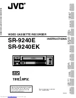 JVC SR-9240E Instructions Manual preview