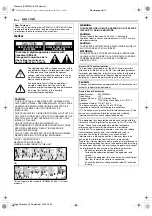 Предварительный просмотр 2 страницы JVC SR- DVM600U Instructions Manual