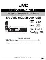 JVC SR-DVM70AG Service Manual предпросмотр