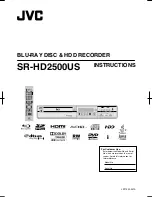 JVC SR-HD2500US Instructions Manual preview