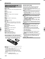 Preview for 16 page of JVC SR-HD2500US Instructions Manual