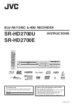 JVC SR-HD2700E Instructions Manual preview