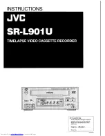 Preview for 1 page of JVC SR-L901U Instructions Manual