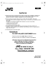 JVC SR-MV45U Read This First preview