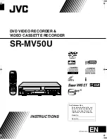 Предварительный просмотр 1 страницы JVC SR-MV50US Instructions Manual