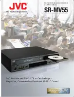 Предварительный просмотр 1 страницы JVC SR-MV55 Brochure & Specs