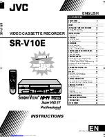 JVC SR-V10E Instructions Manual preview