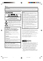 Preview for 2 page of JVC SR-VDA300U Instructions Manual