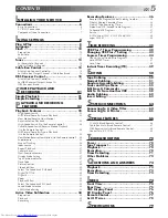 Preview for 5 page of JVC SR-VS10U - Dual Format Mini-dv/s-vhs Recorder Instructions Manual