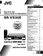 JVC SR-VS30E Instructions Manual preview