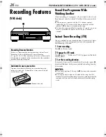 Preview for 26 page of JVC SR-VS30E Instructions Manual