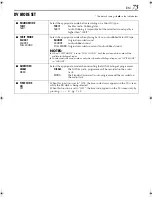 Preview for 73 page of JVC SR-VS30E Instructions Manual