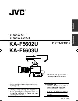 Preview for 1 page of JVC Studio Kit KA-F5602U Instructions Manual