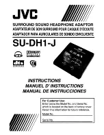 Предварительный просмотр 1 страницы JVC SU-DH1-J Instructions For Use Manual