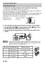 Предварительный просмотр 20 страницы JVC Super LoLux TK-C9510E Instructions Manual