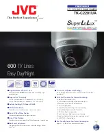 JVC SuperLoLux TK-C2201UA Specifications предпросмотр