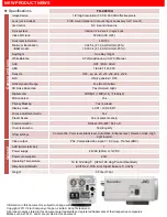 Preview for 2 page of JVC SuperLoLux TK-C9510U Specifications