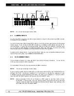 Предварительный просмотр 14 страницы JVC SW-D7000U Instruction Manual