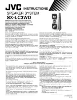 JVC SX-LC3WD Instructions Manual предпросмотр