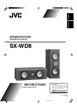 JVC SX-WD8 - Left / Right CH Speakers Instructions Manual preview