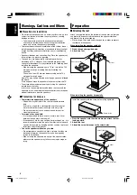 Предварительный просмотр 2 страницы JVC SX-WD8 - Left / Right CH Speakers Instructions Manual