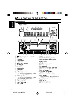 Предварительный просмотр 4 страницы JVC SX50M - KD Radio / CD Player Instructions Manual